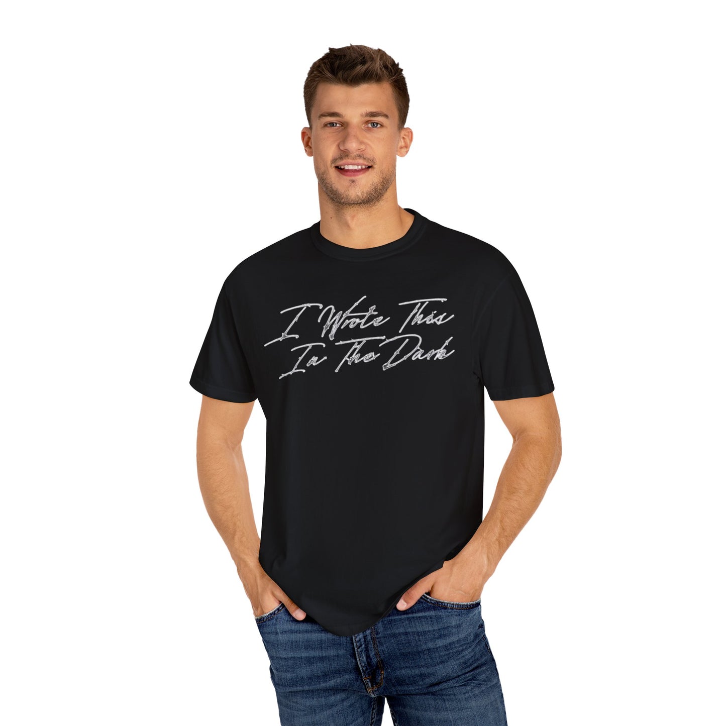 Limited Edition "I Wrote This In The Dark" Album Font Tee